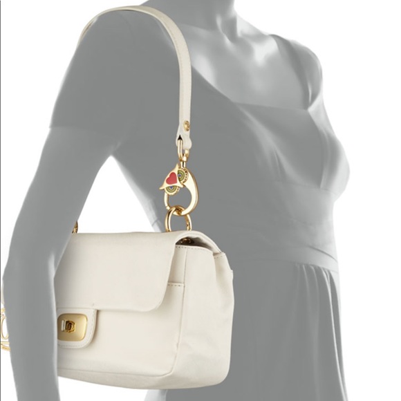 LOVE MOSCHINO Saffiano Owl-Handle Shoulder Bag - Picture 8 of 8